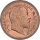 Copper One Quarter Anna Coin of King Edward VII of Calcutta Mint of 1904.