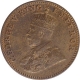 Copper One Quarter Anna Coin of George V of Bombay Mint of 1927.