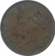 Bronze Quarter Anna Coin of King George VI of Bombay Mint of 1938.