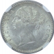 Silver Two Annas Coin of Victoria Queen of 1841.