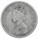 Silver Two Annas Coin of Victoria Queen of Bombay Mint of 1874.