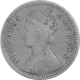 Silver Two Annas Coin of Victoria Empress of Calcutta Mint of 1890.