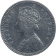 Silver Two Annas Coin of Victoria Empress of Calcutta Mint of 1893.