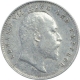 Silver Two Annas Coin of King Edward VII of Calcutta Mint of 1906.