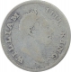 Silver One Quarter Rupee Coin of William IIII King of Calcutta Mint of 1835.