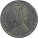 Silver One Quarter Rupee Coin of Victoria Empress of Bombay Mint of 1889.