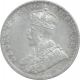 Silver One Quarter Rupee Coin of King George V of  Bombay Mint of 1928.