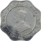 Copper Nickel Four Annas Coin of King George V of Bombay Mint of 1920.