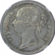 Silver Half Rupee Coin of Victoria Queen of 1840.