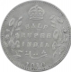 Silver Half Rupee Coin of King Edward VII of Calcutta Mint of 1910.