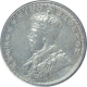 Silver Half Rupee Coin of King George V of Bombay Mint of 1916.