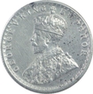 Silver Half Rupee Coin of King George V of Calcutta Mint of 1922.