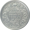 Silver Half Rupee Coin of King George V of Bombay Mint of 1924.