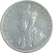 Silver Half Rupee Coin of King George V of Bombay Mint of 1925.