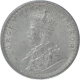 Silver Half Rupee Coin of King George V of Calcutta Mint of 1933. 