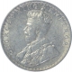 Silver Half Rupee Coin of King George V of Bombay Mint of 1936.