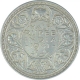 Silver Half Rupee Coin of King George VI of Bombay Mint of 1941.