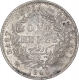 Silver One Rupee Coin of Victoria Queen of Calcutta Mint of 1840.