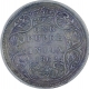 Silver One Rupee Coin of Victoria Queen of Bombay Mint of 1862.