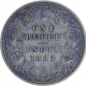 Silver One Rupee Coin of Victoria Empress of Bombay Mint 1892.