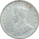 Silver One Rupee Coin of King George V of Calcutta Mint of 1918.