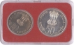 UNC Set of Food & Work For All of Bombay Mint of 1976.