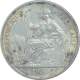 Silver Fifty Cent Coin of French Indo China.