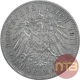 Silver Five Mark Coin of Germany.