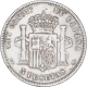 Silver Five Pesetas Coin of Spain.