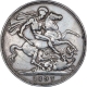 Silver Crown Coin of Queen Victoria of United Kingdom.