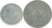 Silver Ten & Twenty Baqsha Coins of Yemen.