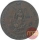 Copper Quarter Tanga Token of Indo Portuguese.