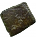 Copper Square Coin of Satkarni I of Nashik Region of Satavahana Dynasty.