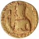 Very Rare Gold Dinar Coin of Huvishka of Kushan Dynasty