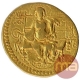 Rare Gold Dinar Coin of Kanishka II of Kushan Dynasty. 