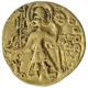 Gold Dinar Coin of Magra of Kushan Dynasty.