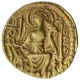 Gold Dinar Coin of Magra of Kushan Dynasty.