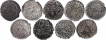 Silver Drachma Coins  of Different Rulers of Western Kshatrapas.