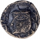 Silver Drachma Coin of Harshavardhana of Post Guptas of Pushyabhuti Dynasty.