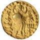 Gold Dinar Coin of Vira Jadamarah of Samatata Region of Post Guptas.