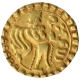 Gold Dinar Coin of Samatata Region of Post Guptas.