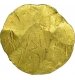 Punch Marked Gold Gadyana  Coin of Chalukyas of Kalyani.