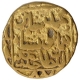 Gold Tanka Coin of Shams ud din Muhammad Shah III of Hadrat Muhammadabad Mint of Bahamani Sultanate.