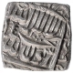 Silver Square One Rupee Coin of Akbar of Bang Mint.