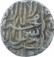 Silver One Rupee Coin of Akbar of Qila Alwar Mint.