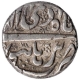 Silver One Rupee Coin of Akbar of Burhanpur Mint of Di Month.