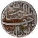 Silver One Rupee Coin of Jahangir of Ahmadabad Mint of Aban Month.