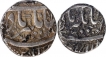 Silver Half Rupee and One Rupee Coin of Jahangir of Ahmadnagar Mint.