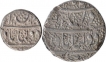 Silver Half Rupee & One Rupee Coins of Shahjahan of Daulatabad Mint.