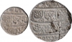 Silver Half Rupee & One Rupee Coins of Shahjahan of Daulatabad Mint.